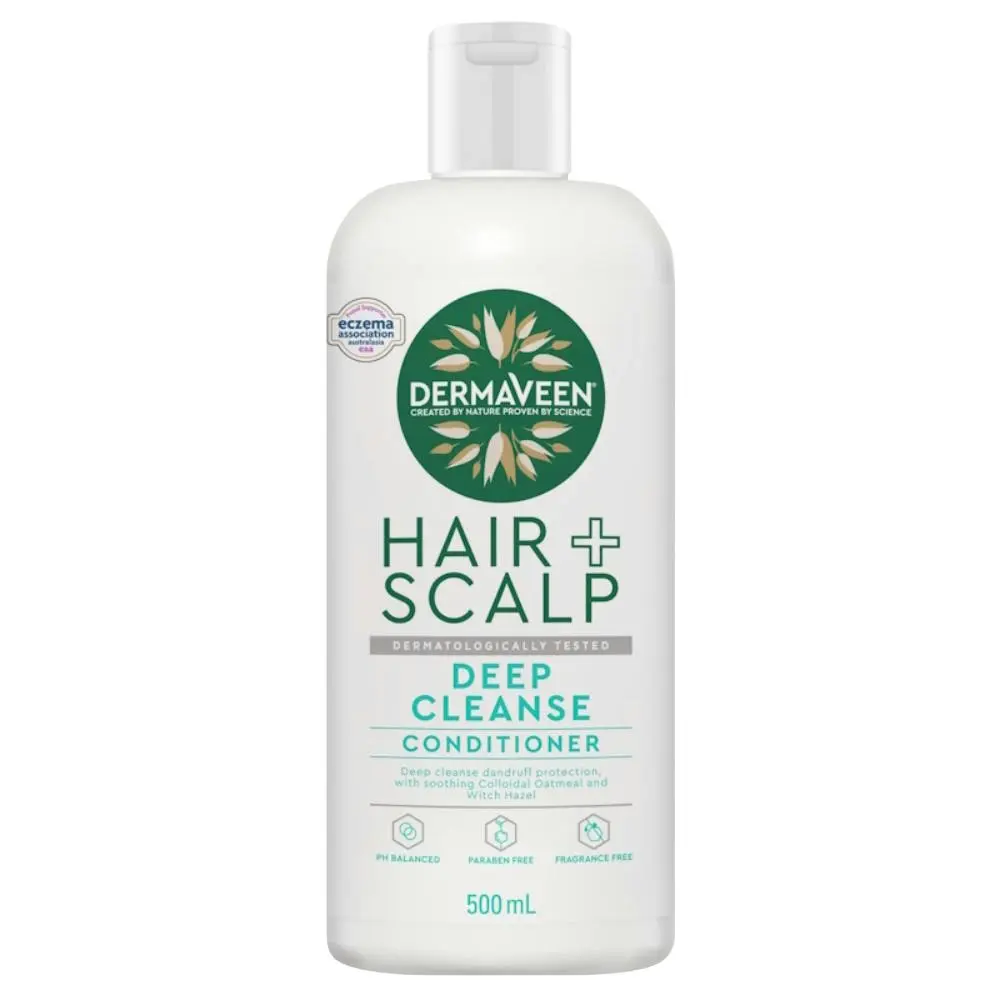 DermaVeen Hair + Scalp Deep Cleanse Conditioner 500ml - Beauty