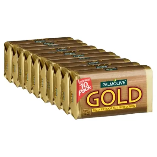 Palmolive Daily Deodorant Protection Soap Gold 10 Pack - Beauty