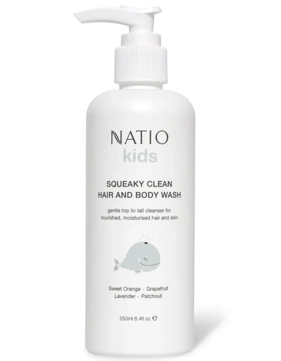 Natio Kids Squeaky Clean Hair And Body Wash - Beauty