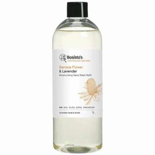 Bosisto's Bosistos Banksia Flower And Lavender Moisturising Hand Wash Refill 1 Litre - Beauty