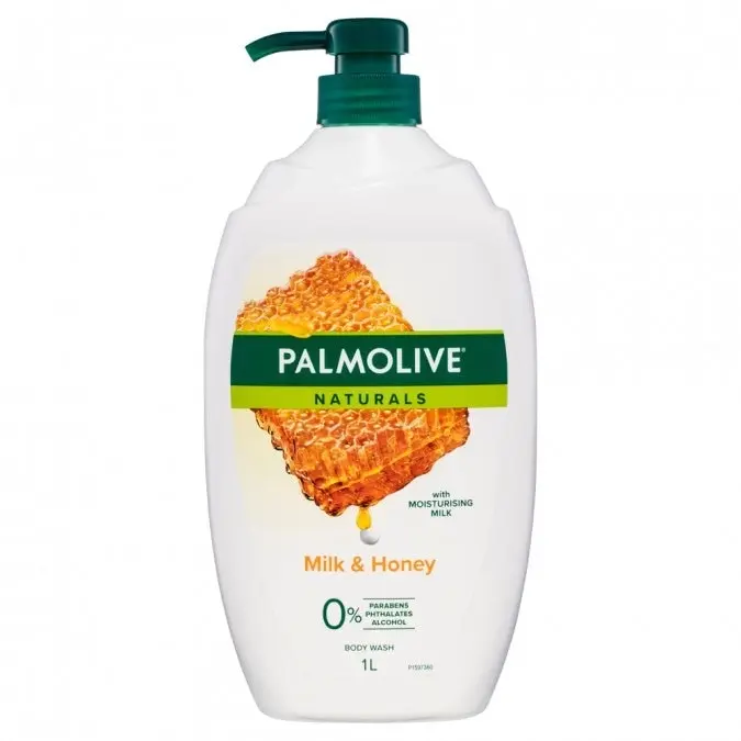 Palmolive Naturals Milk & Honey Body Wash 1 Litre - Beauty