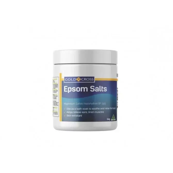 Gold Cross Epsom Salts 1kg - Beauty
