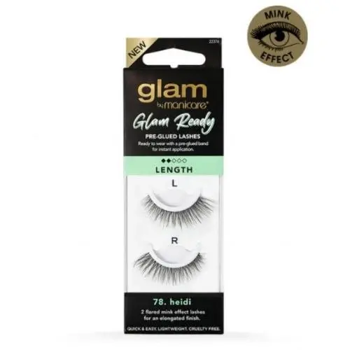 Manicare Glam Ready Pre Glued Lashes 78 Heidi - Beauty