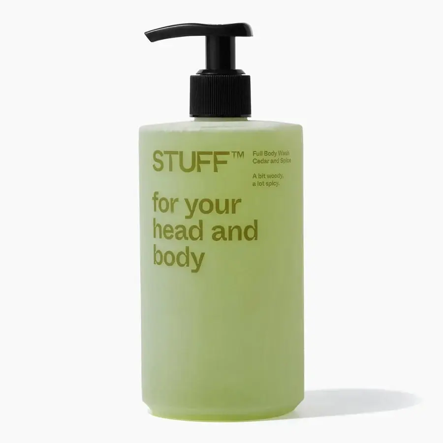 STUFF Head & Body Wash Cedar & Spice 450 Ml - Beauty