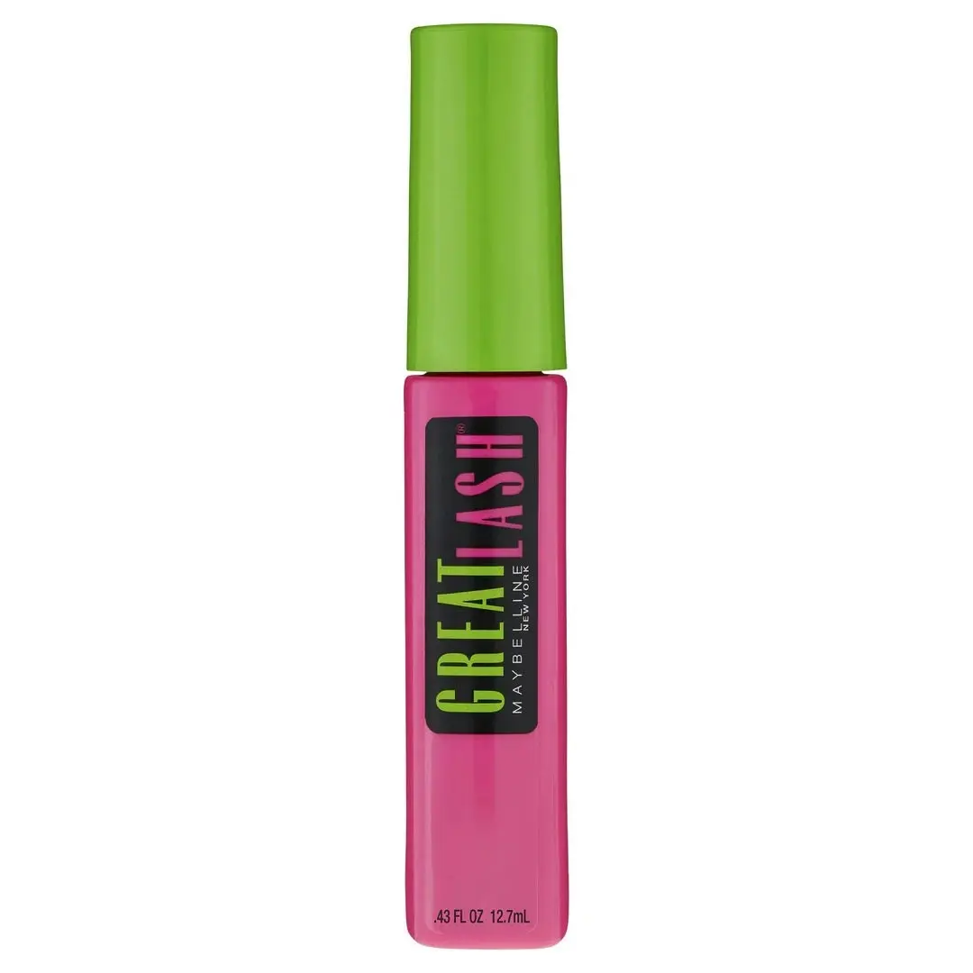 Maybelline Great Lash Volumizing And Lengthening Mascara Blackest Black - Beauty