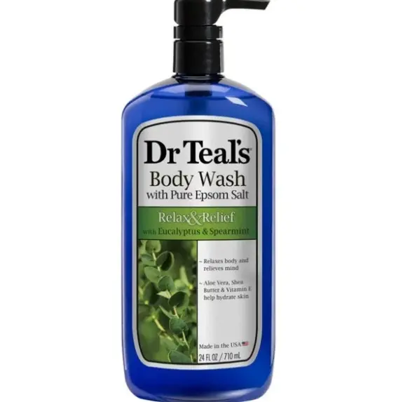 Dr Teal's Dr Teals Body Wash Eucalyptus & Spearmint 710ml - Beauty