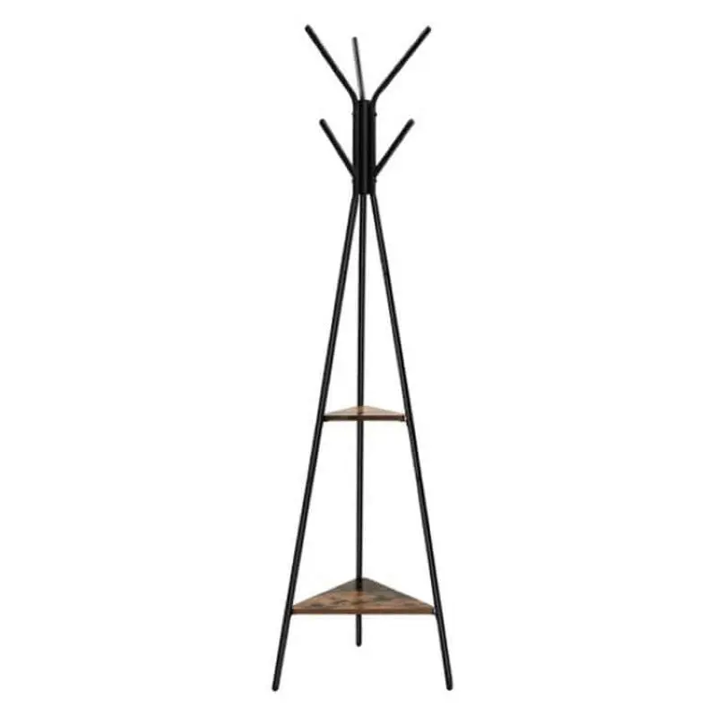VASAGLE Coat Rack Stand 2 Shelves - Home & Garden