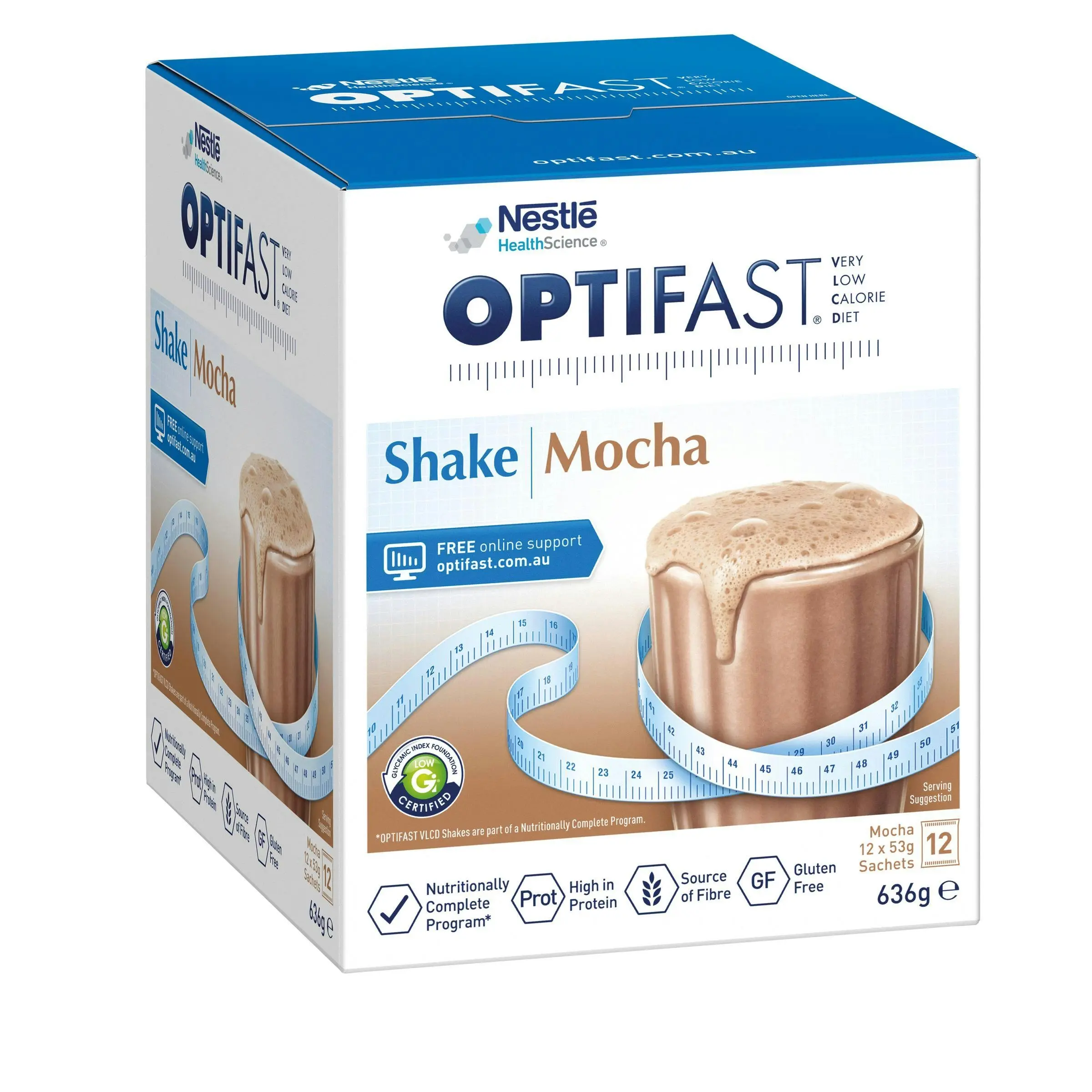 OPTIFAST VLCD Shake Mocha 12 x 53g - Health