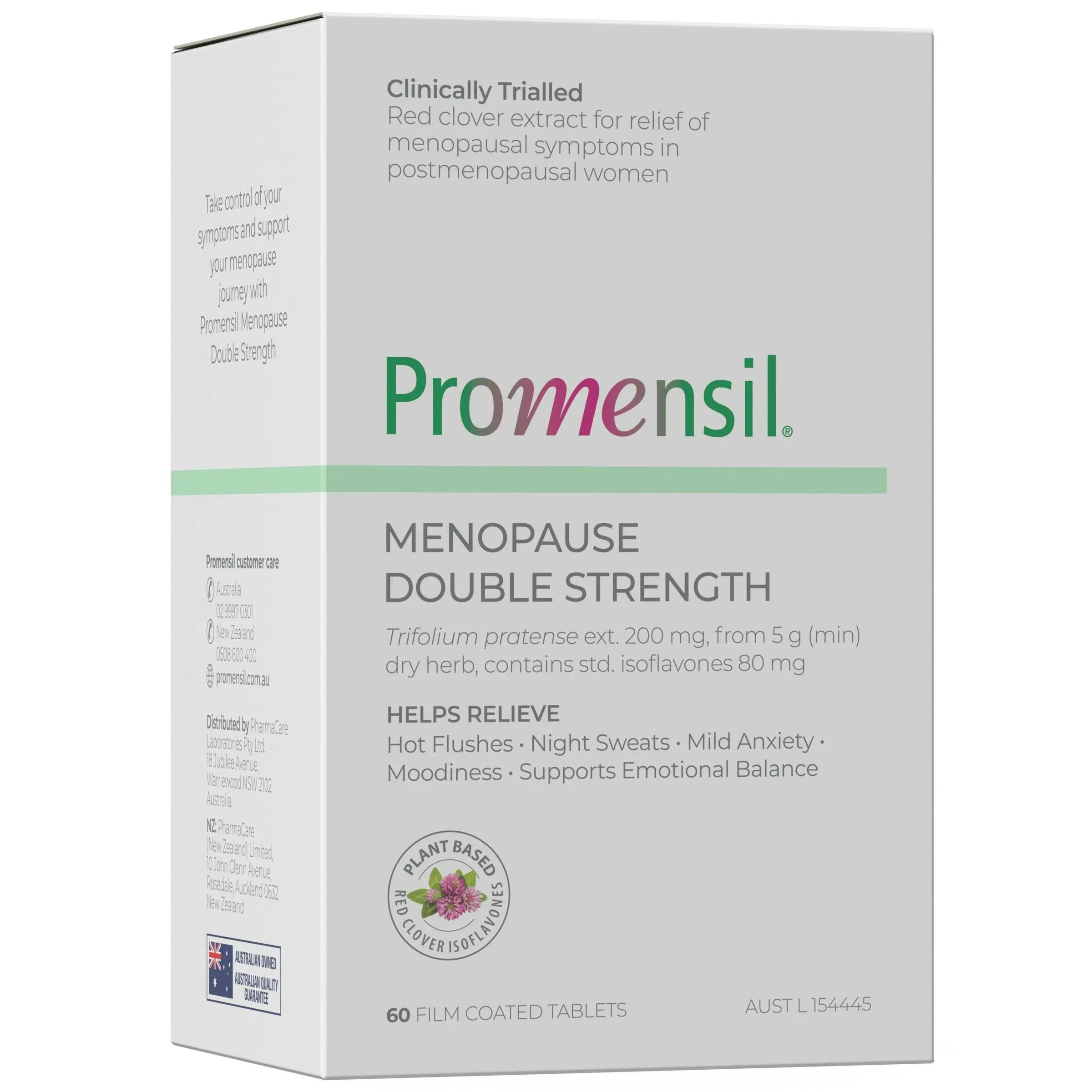 Promensil Menopause Double Strength 60 Tablets - Health