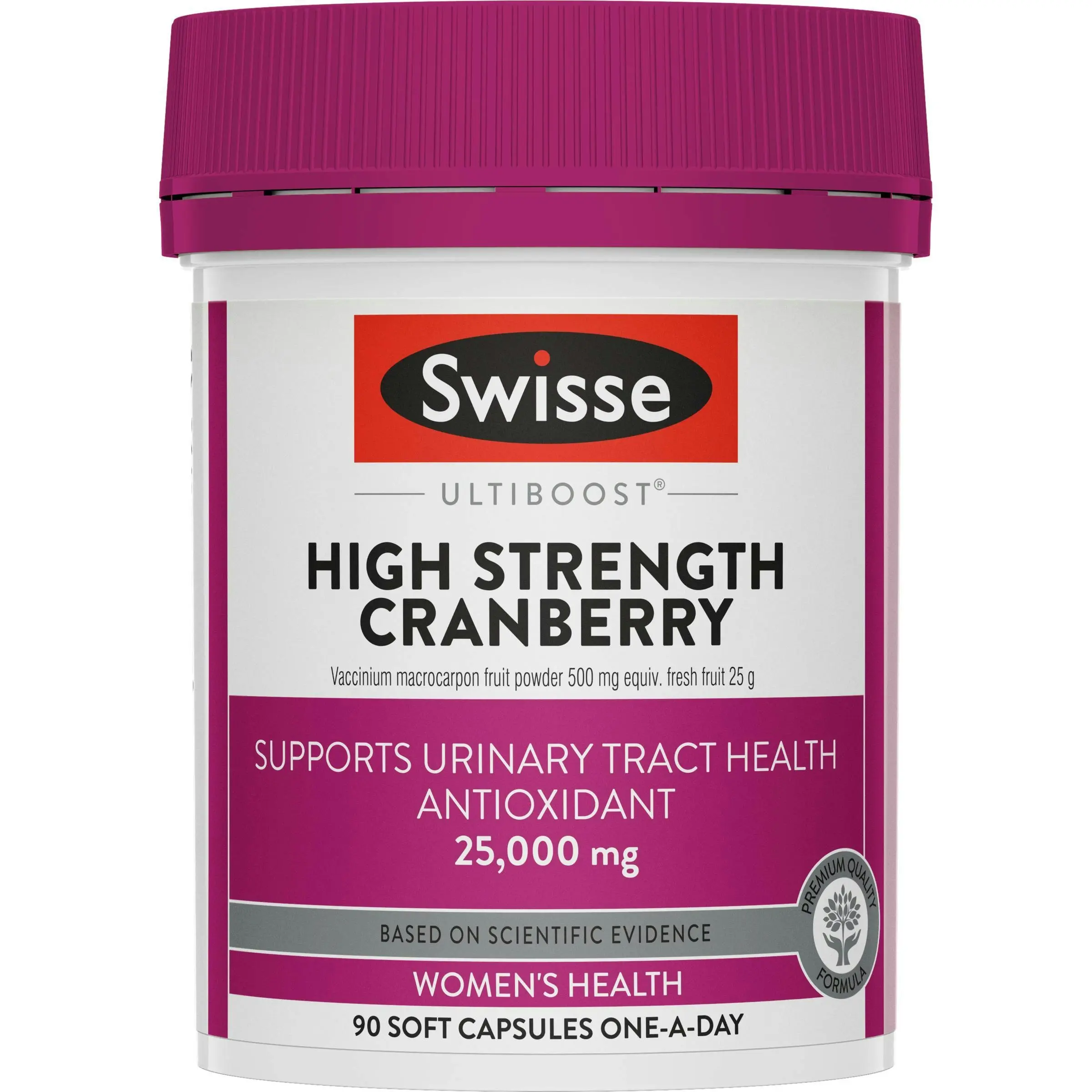 Swisse Ultiboost High Strength Cranberry 90 Pack - Health