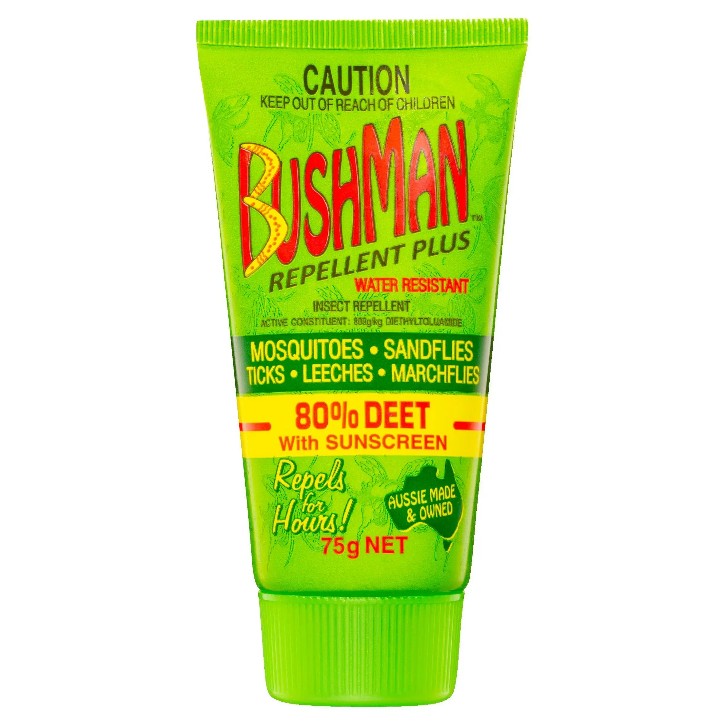 Bushman Plus Insect Repellant Dry Gel 75g - Home & Garden