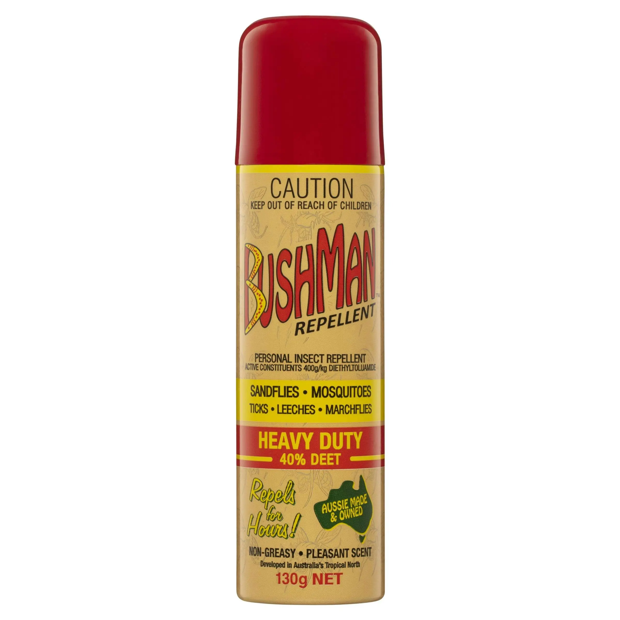 Bushman Ultra Insect Repellant Aerosol 130g - Home & Garden