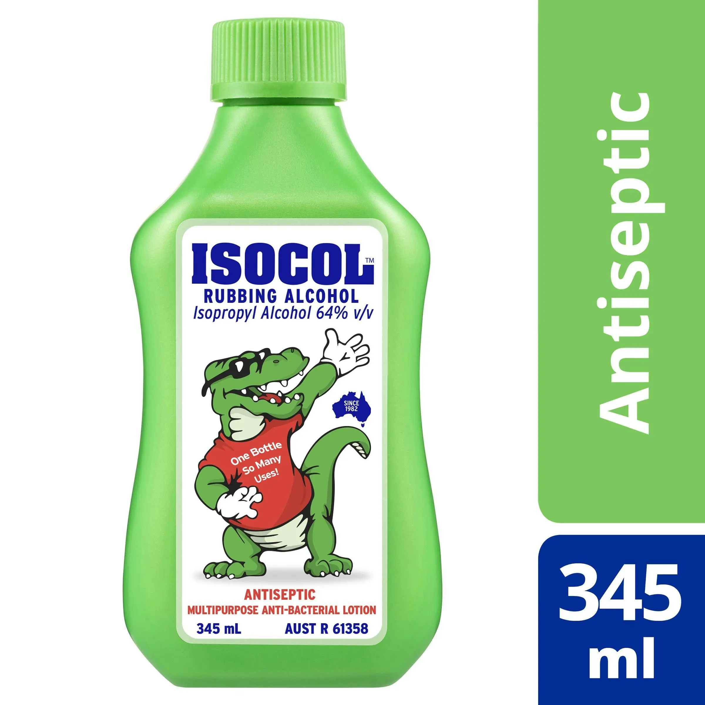 Isocol Rubbing Alcohol Antiseptic 345mL - Health