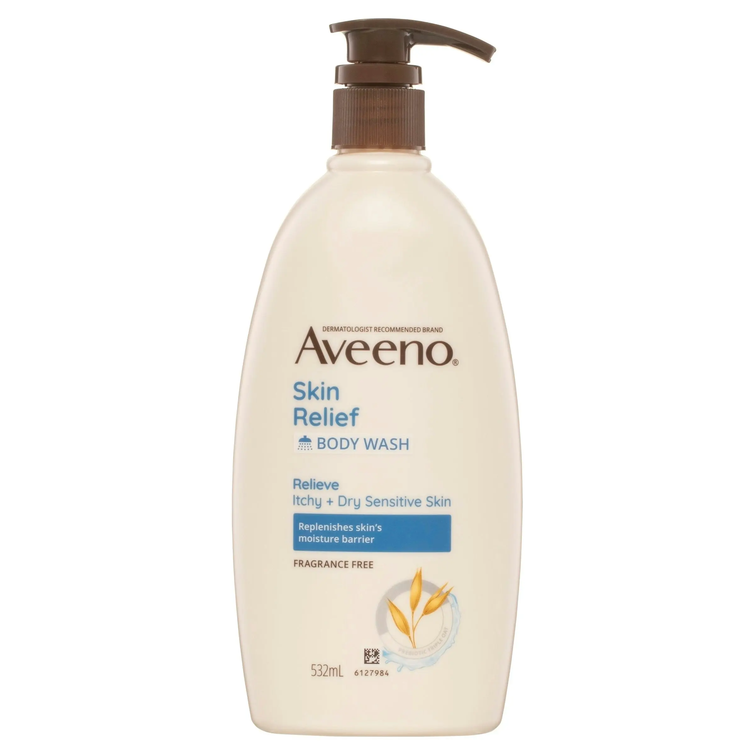 Aveeno Skin Relief Fragrance Free Body Wash 532ml - Beauty