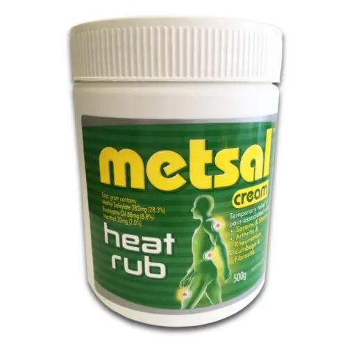 Metsal Heat Rub Cream 500g - Beauty