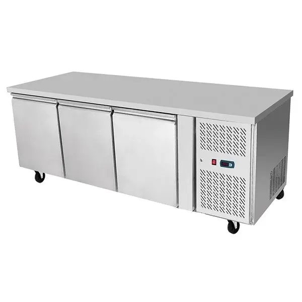 Atosa Underbench Three Door Cooling Fridge Table 1795 Mm Epf3432 - Home & Garden