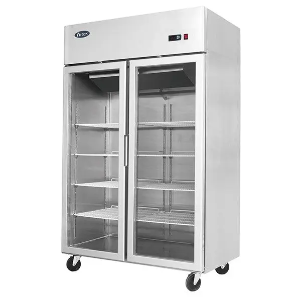Atosa Top Mounted 2 Door Fridge Showcase 1314 Mm Mcf8605 - Home & Garden