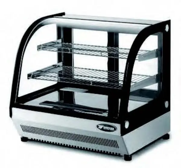 Atosa Countertop Round Cake Showcase 900 Mm Fridge Ty130l - Home & Garden