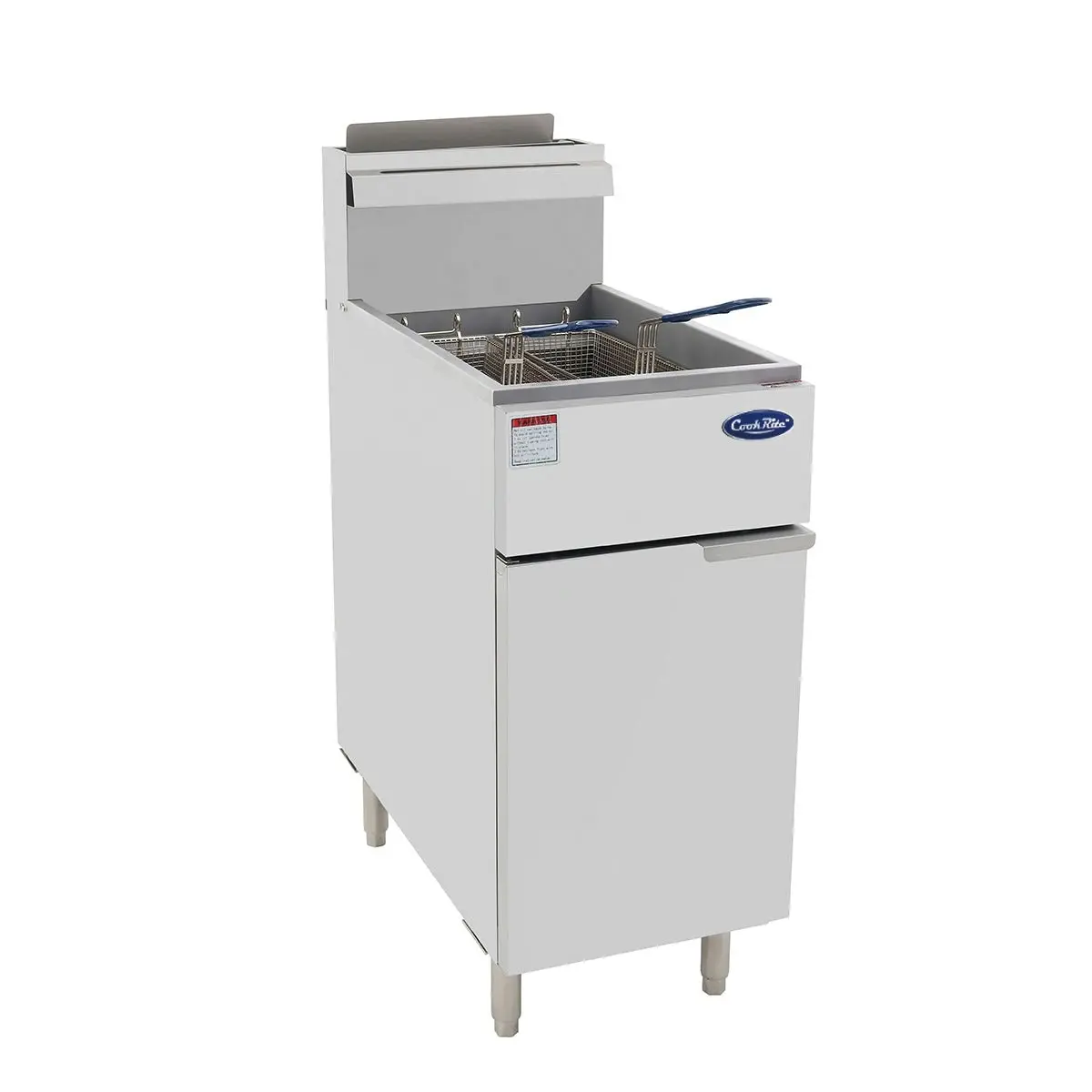 4 Tubes Gas Deep Fryer W395 X D765 X H1128 | Cookrite 2 Atfs-50-lpg