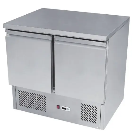 Atosa 2 Doors Table Saladette Fridge 900 Mm Esl3801 - Home & Garden