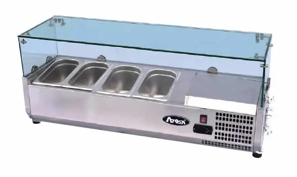 Atosa Esl Counter Top Salad Bar W1415 X D395 X H460 Esl3882 - Home & Garden