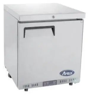 Atosa Chiller Fridge Cabinet Solid Door Mbc24r - Home & Garden