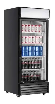 Atosa Single Glass Door Mounted Fridge 700 Mm P600wb - Home & Garden