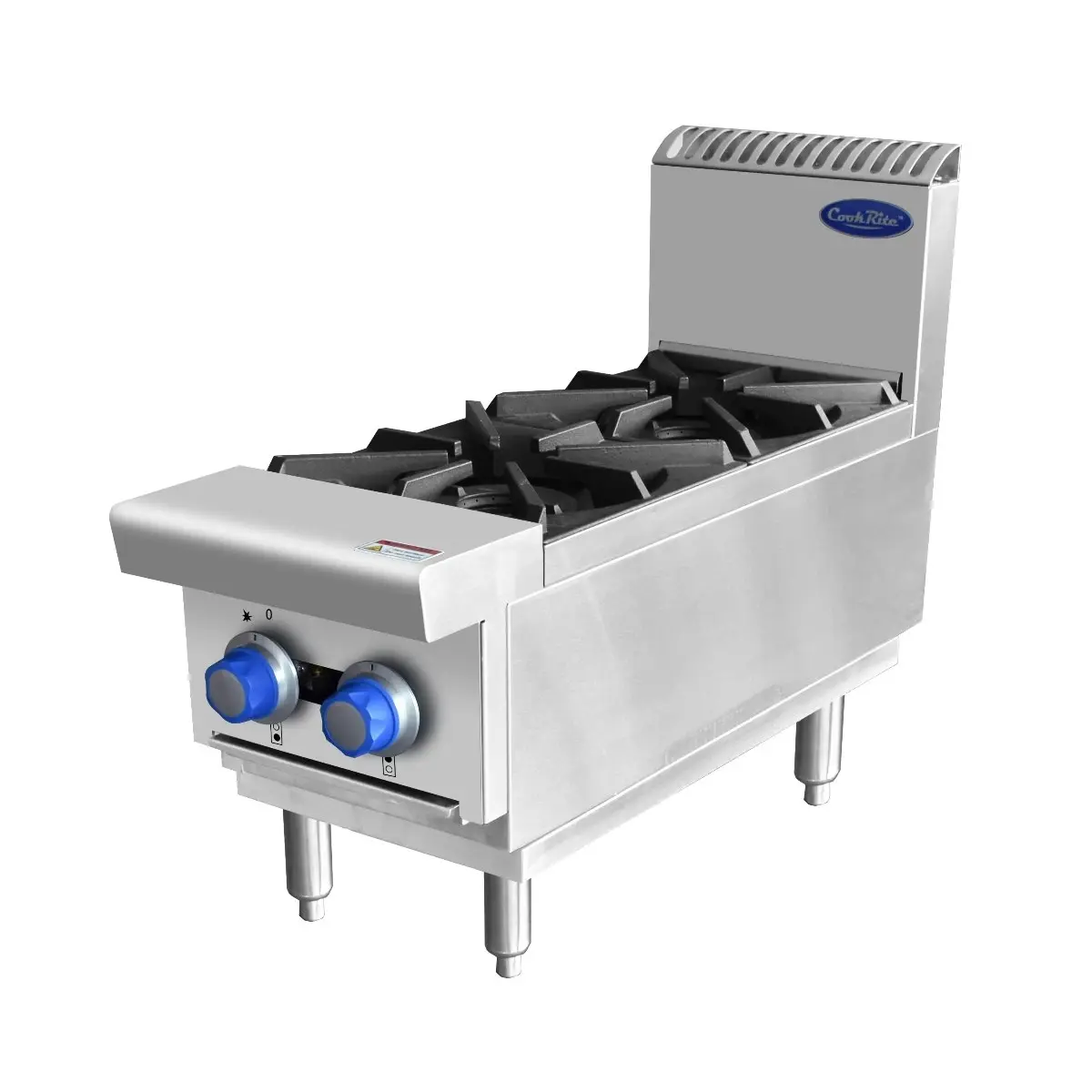 Cookrite Open 2 Burner Cook Tops Ng At80g2b-c-ng