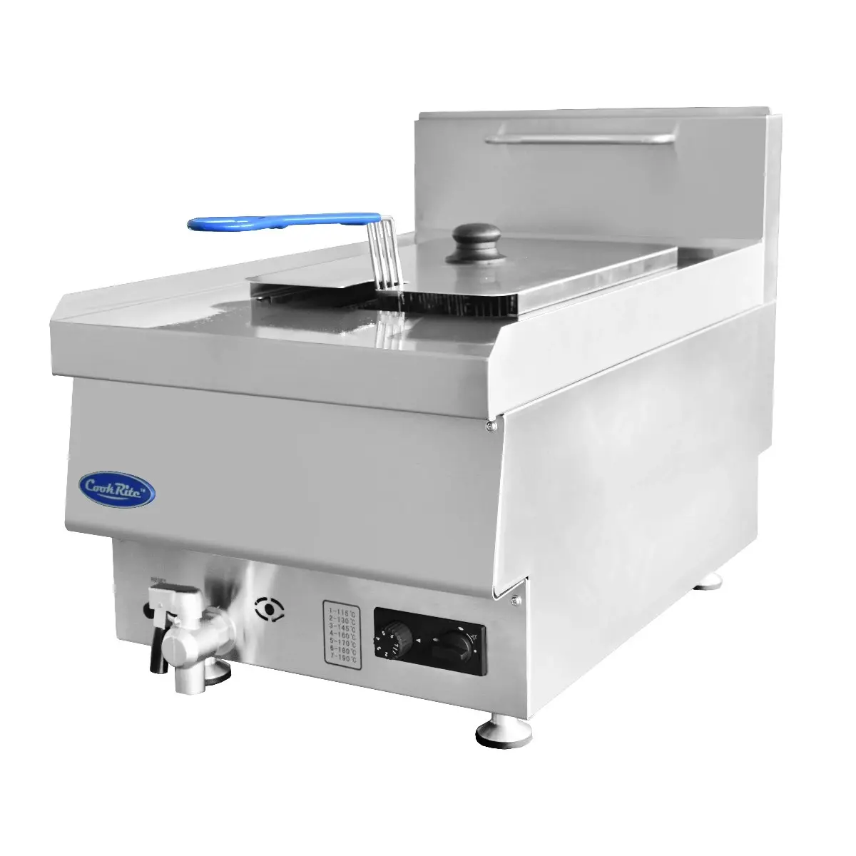 Cookrite 1 Tube Gas Deep Fryer Ng At65g4f-c-ng