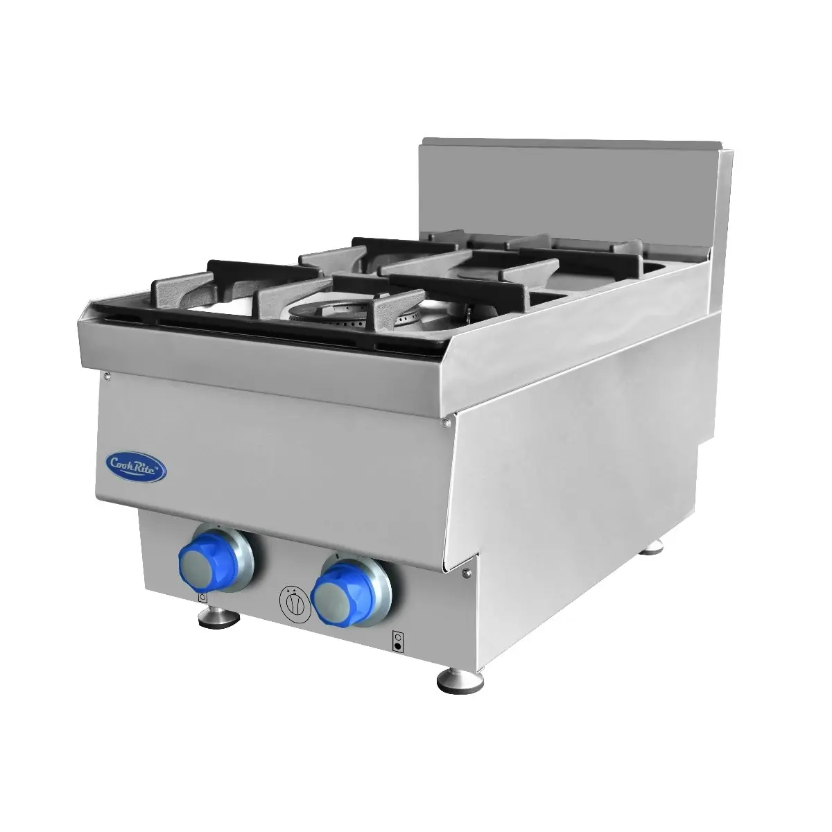 Cookrite 2 Burner Cook Top 650 Lpg At65g2b-c-lpg