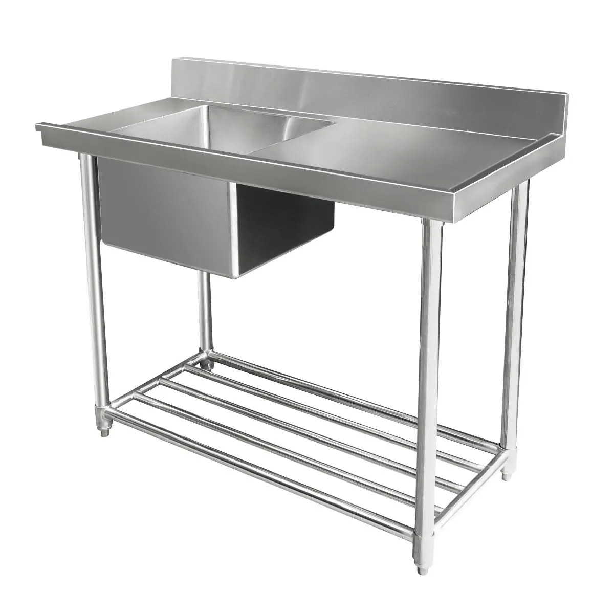 Mixrite Stainless Steel Dishwasher Single Inlet Sink W1200 X D600 X H900 1 Wss16165r - Hardware