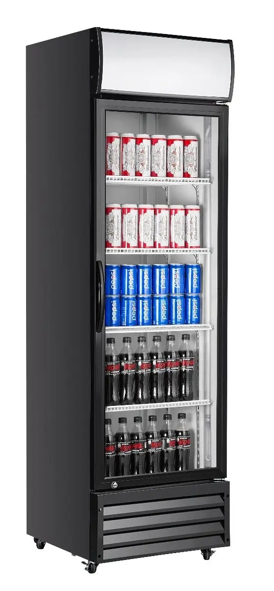 Atosa Single Glass Door Mounted Fridge P380wa - Home & Garden