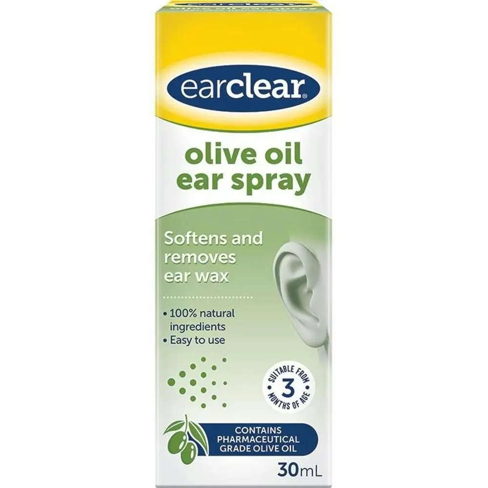 Ear Clear Olive Oil Ear Spray 30ml - Health