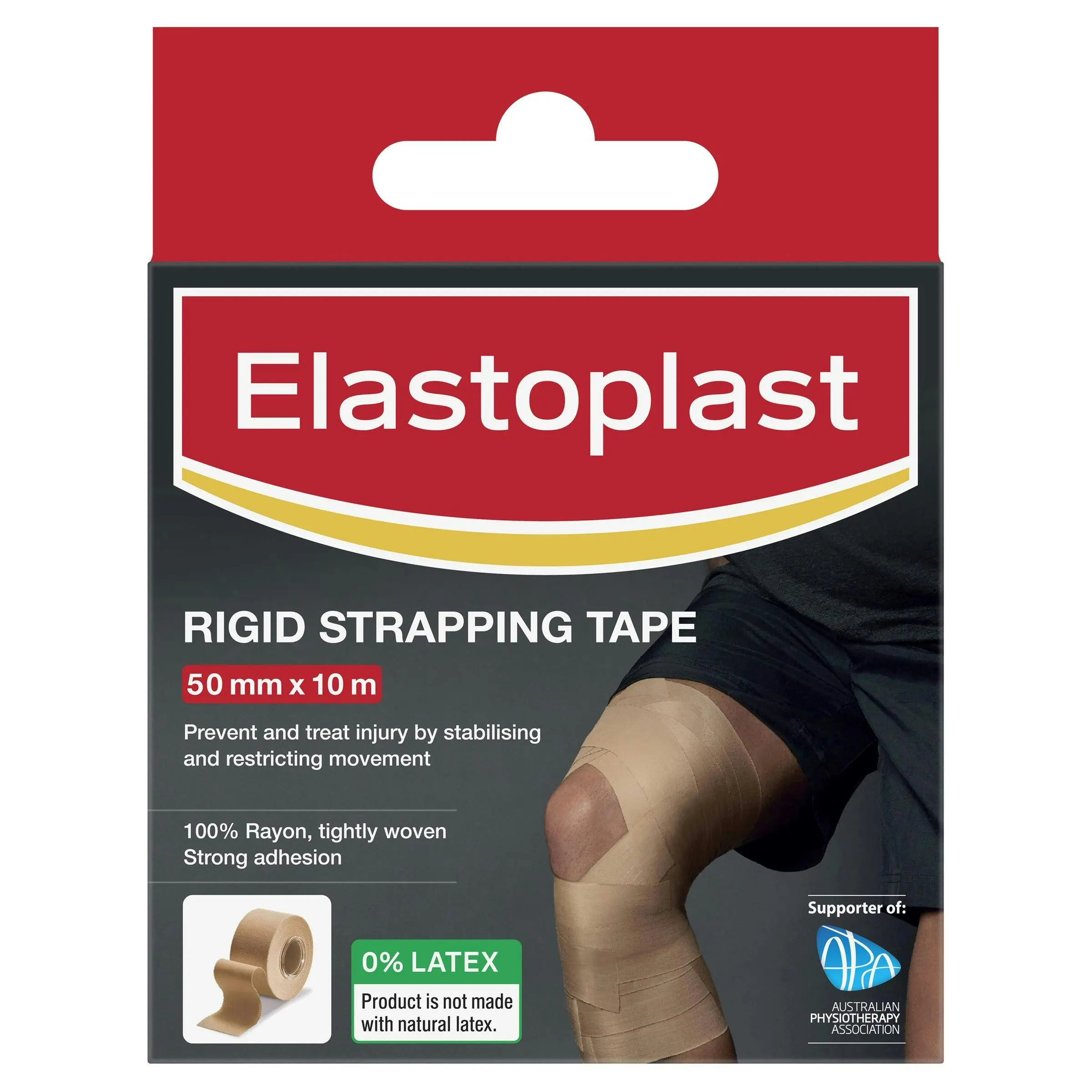 Elastoplast Sport Rigid Strapping Tape 50mm x 10m - Health