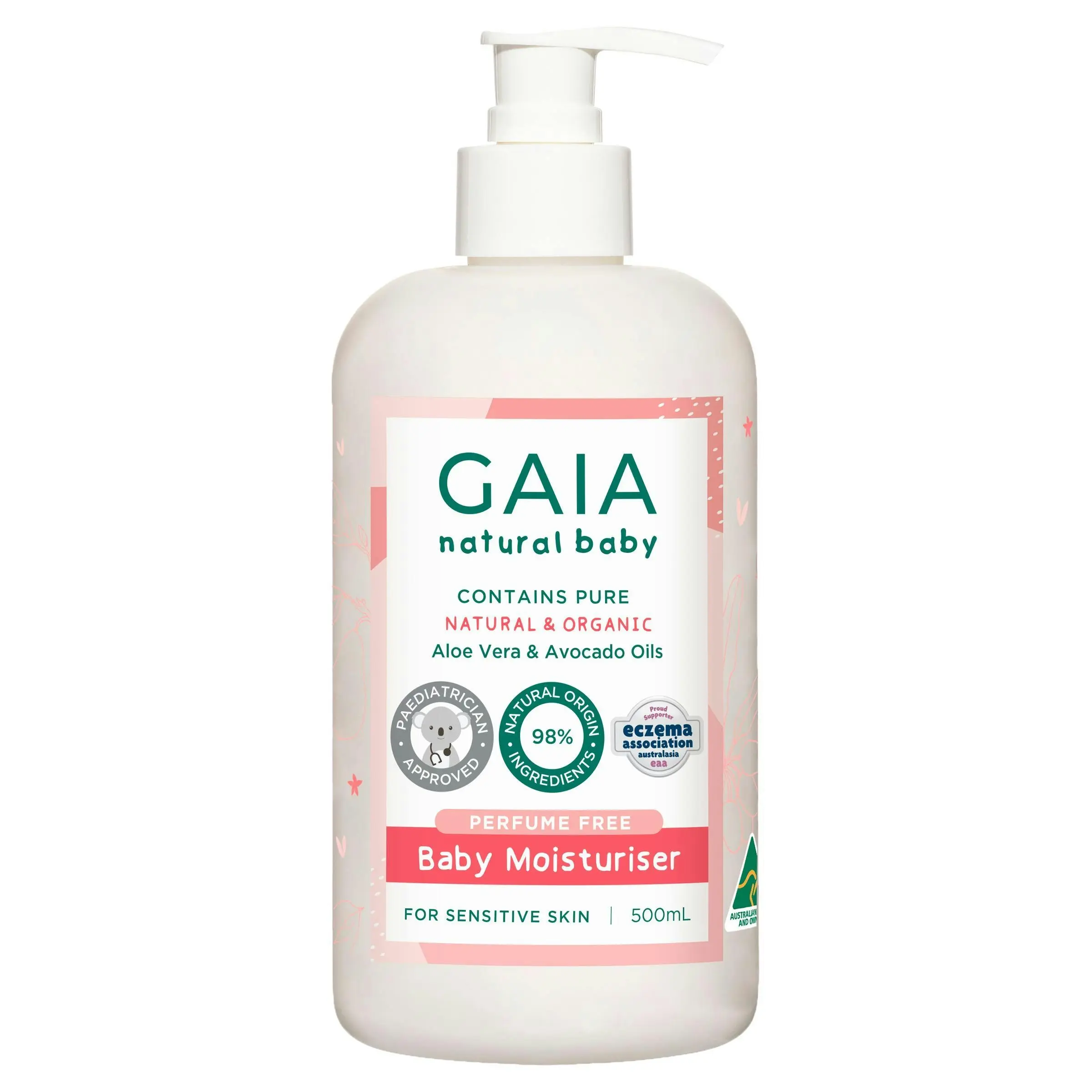 Gaia Natural Baby Moisturiser 500ml