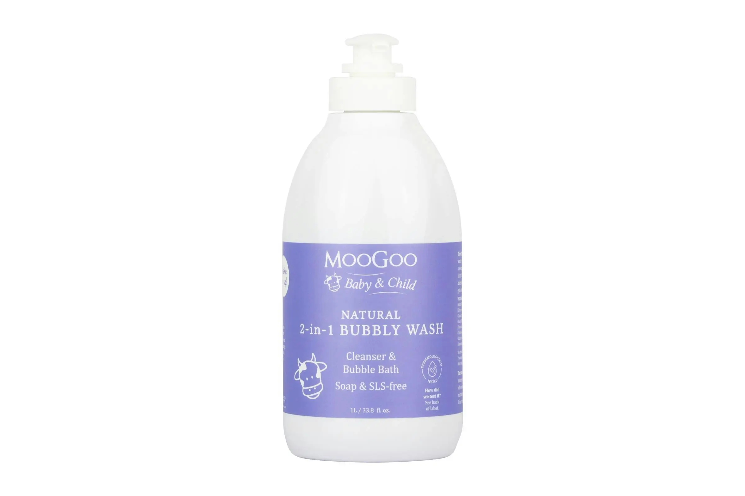MOOGOO 2-in-1 Bubbly Wash 1l