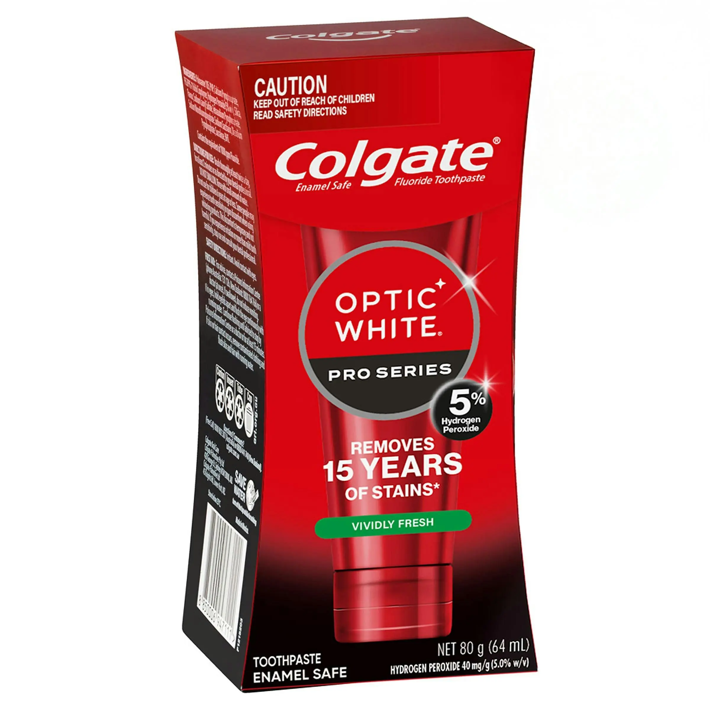 Colgate Toothpaste Optic White Pro Series Vividly Fresh 80g - Health