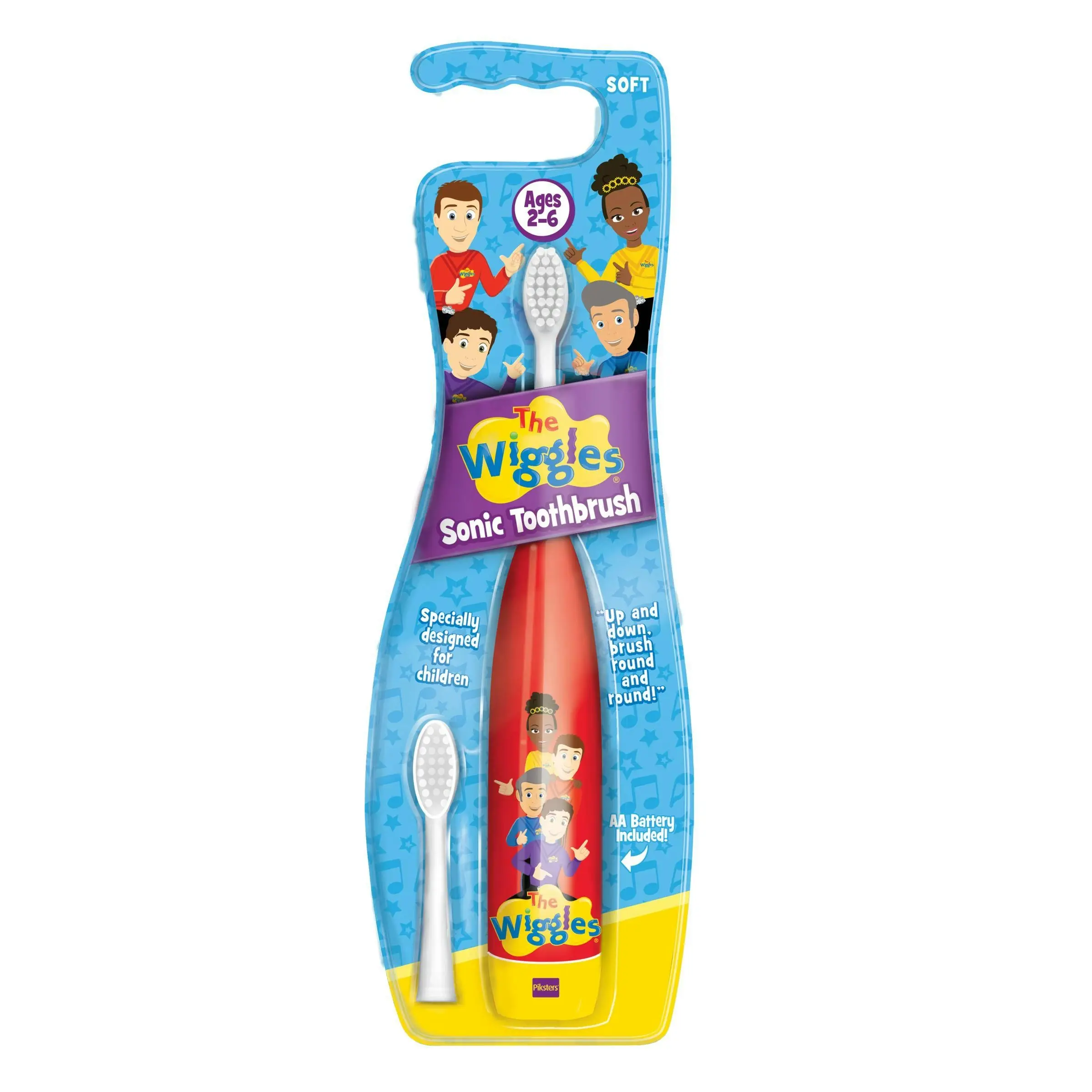 Piksters The Wiggles Sonic Toothbrush - Health