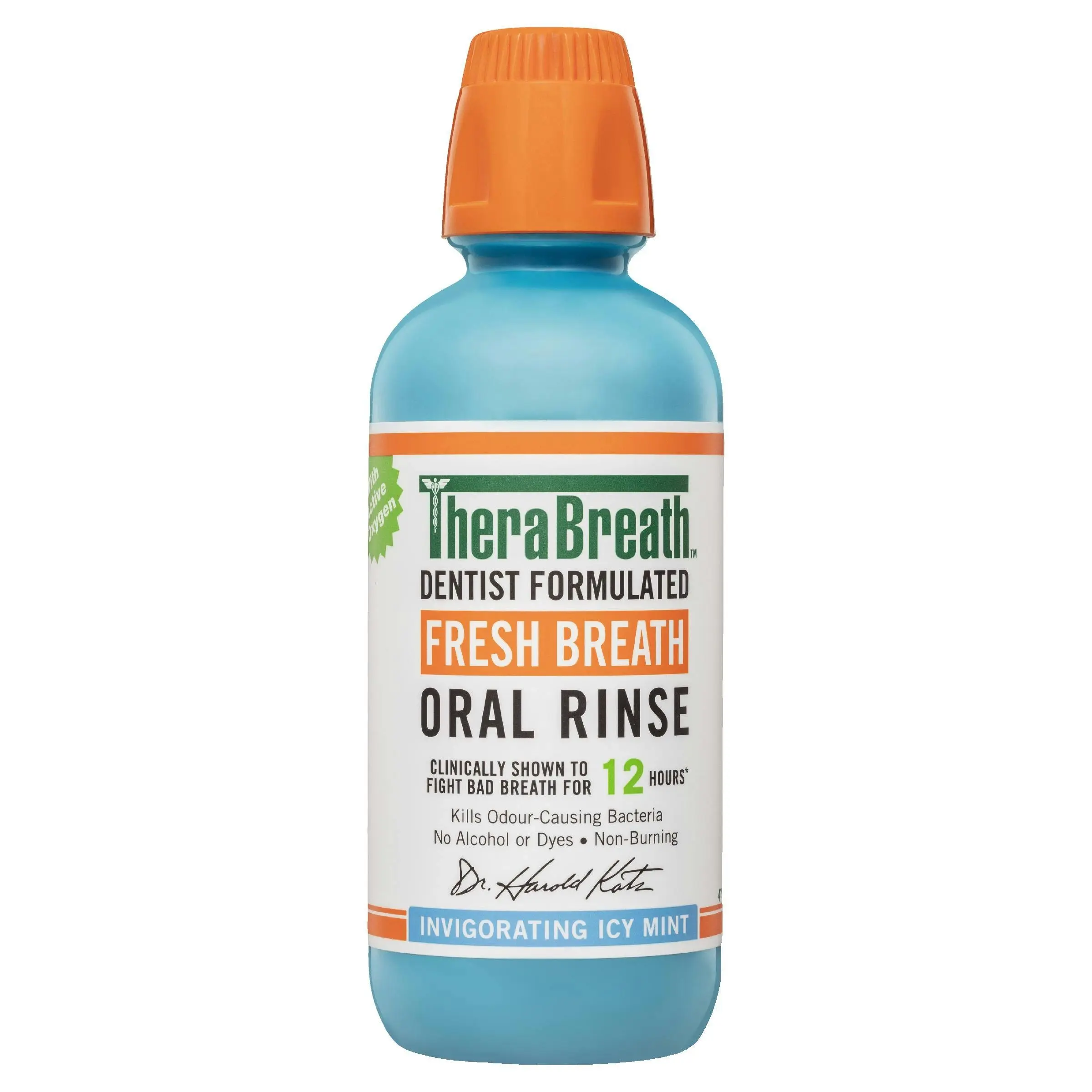 Therabreath Icy Mint Oral Rinse 473ml - Health