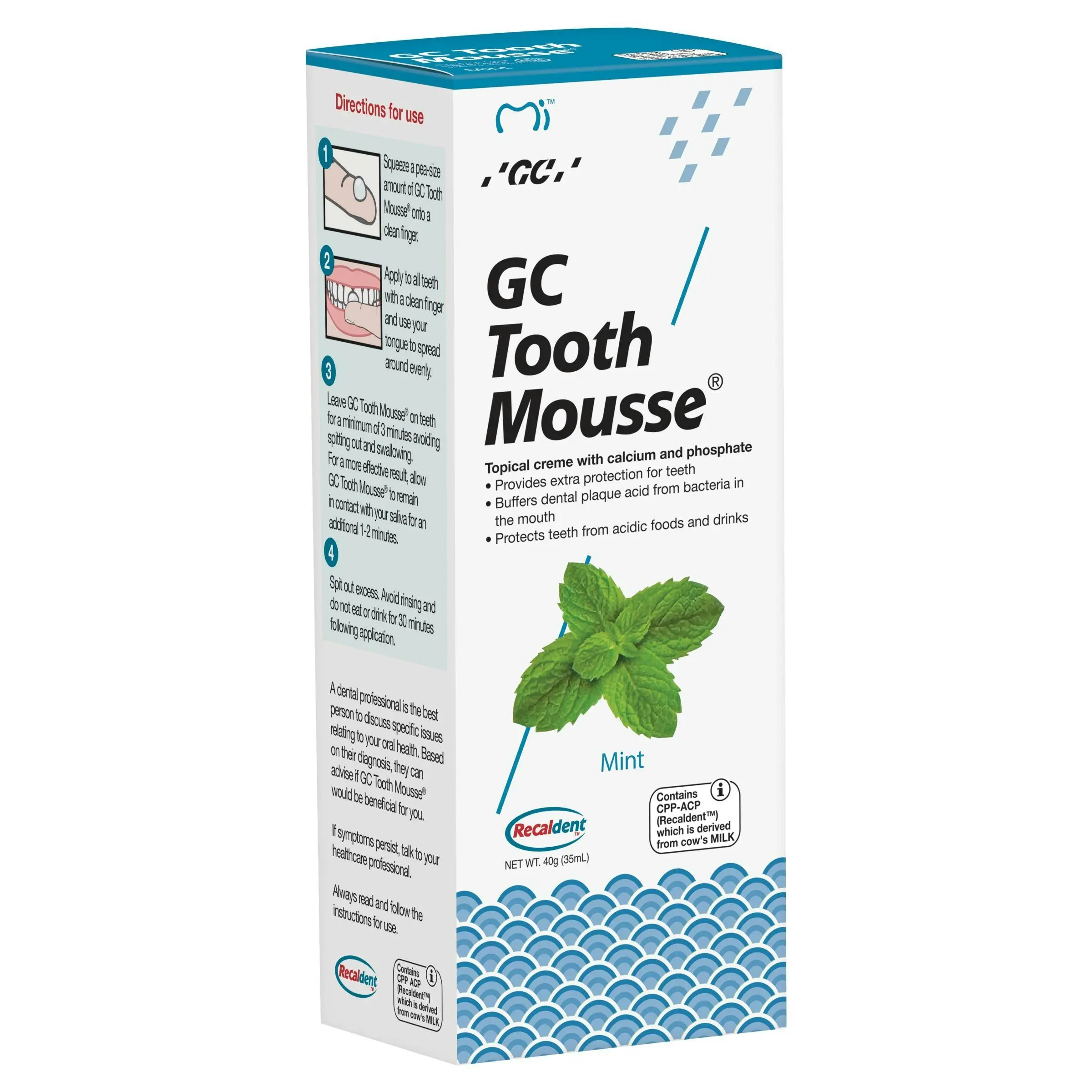 GC Tooth Mousse Mint 40g - Health