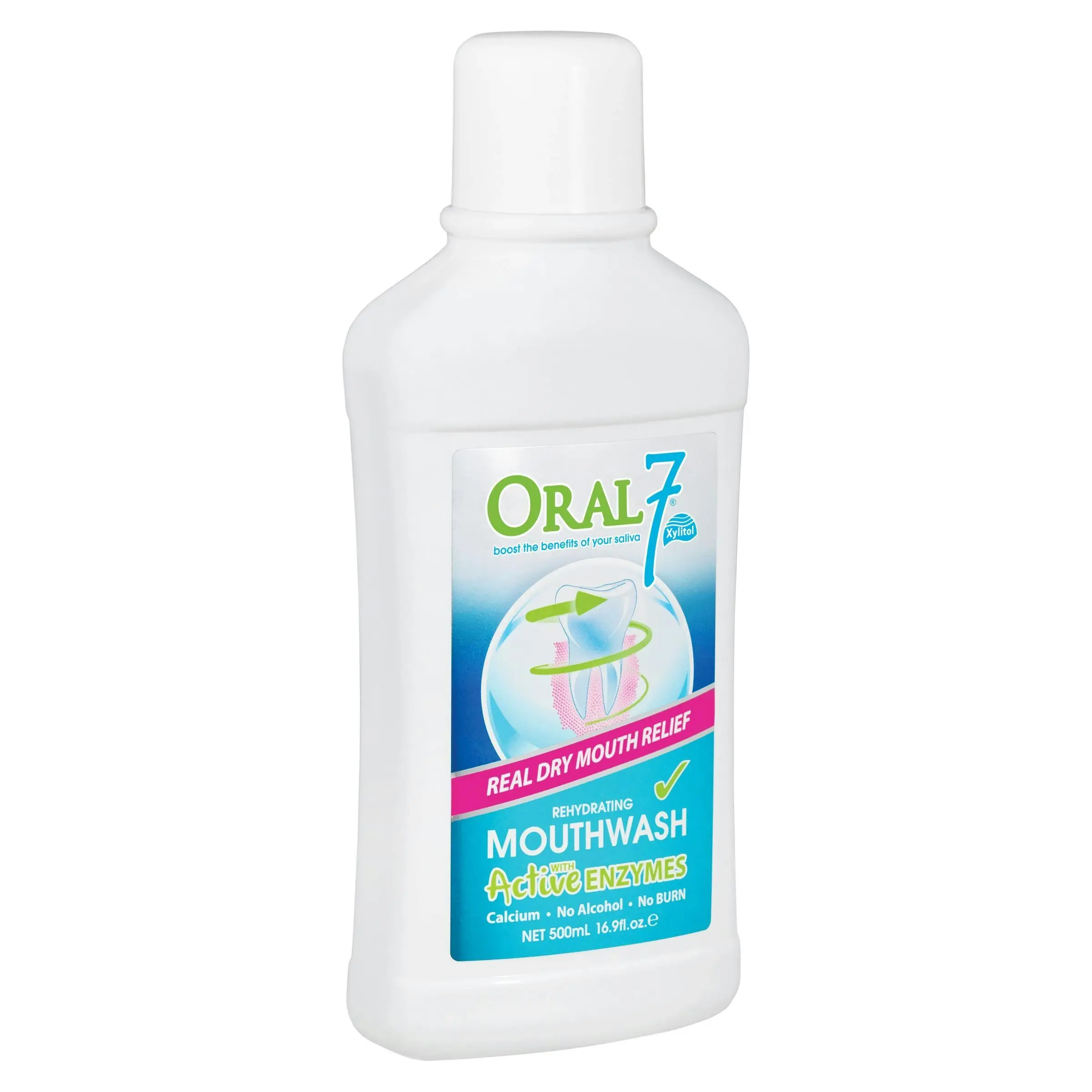 Oral 7 Moisturising Mouthwash 500ml - Health