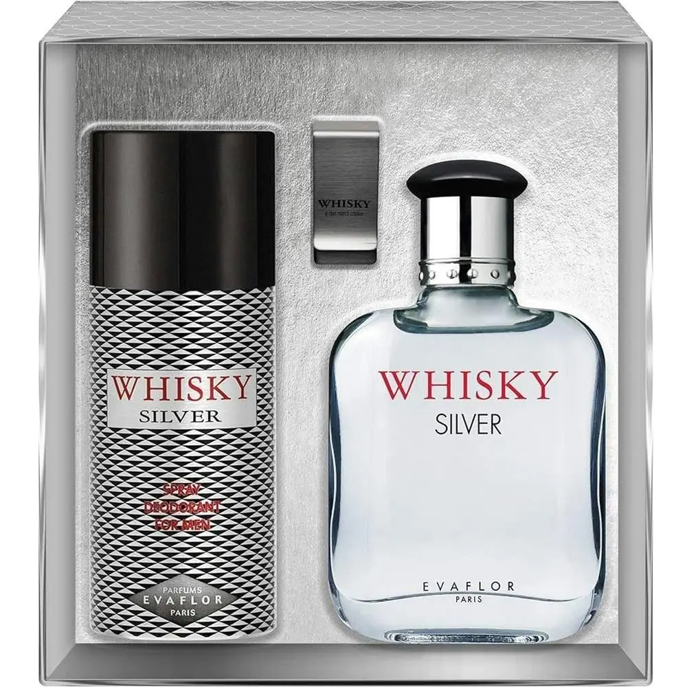 Whisky Silver 3 Piece Fragrance Gift Set - Beauty