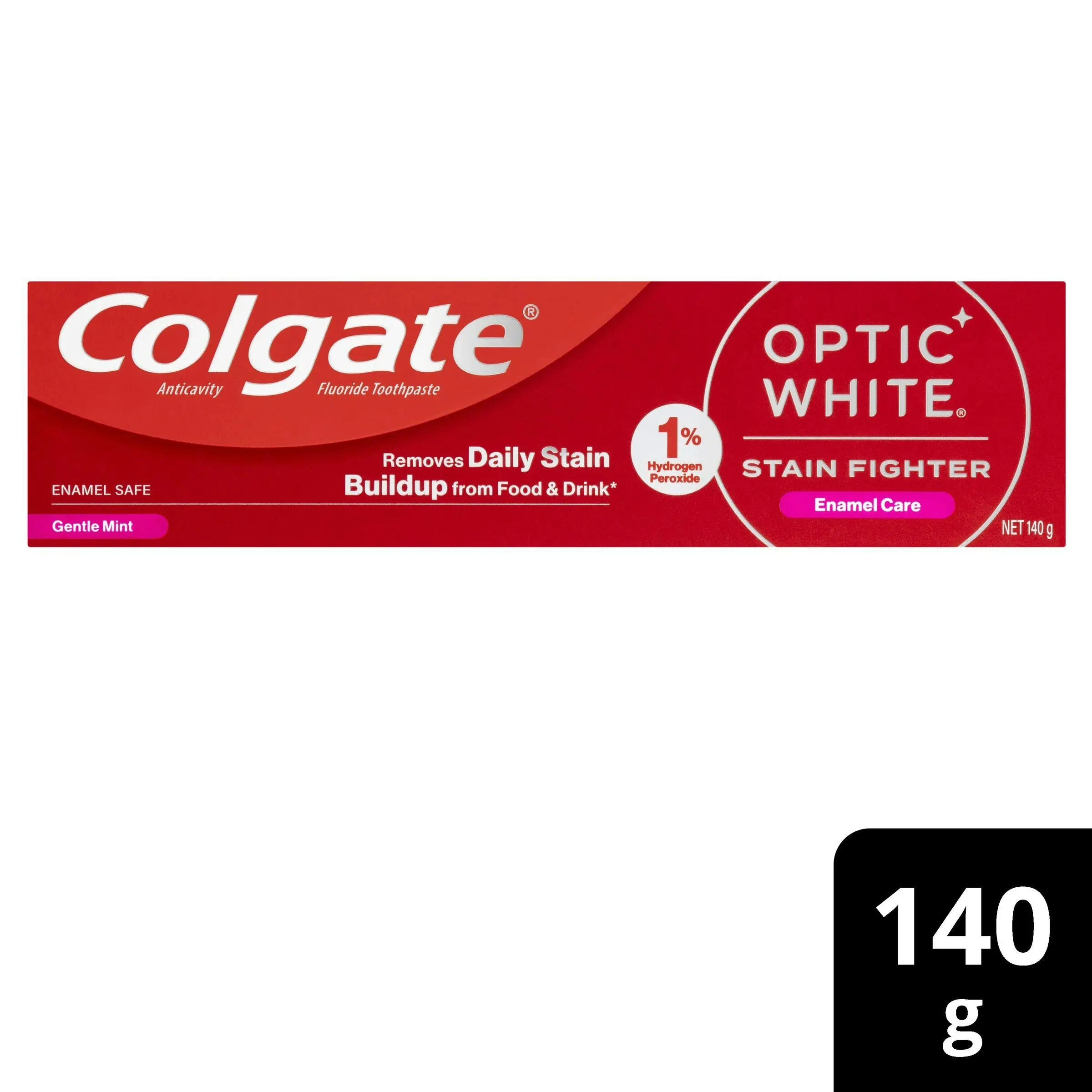 Colgate Toothpaste Optic White Enamel 140g - Health