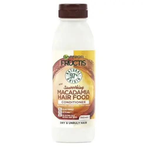 Garnier Fructis Hair Food Conditioner Macadamia 350ml - Beauty