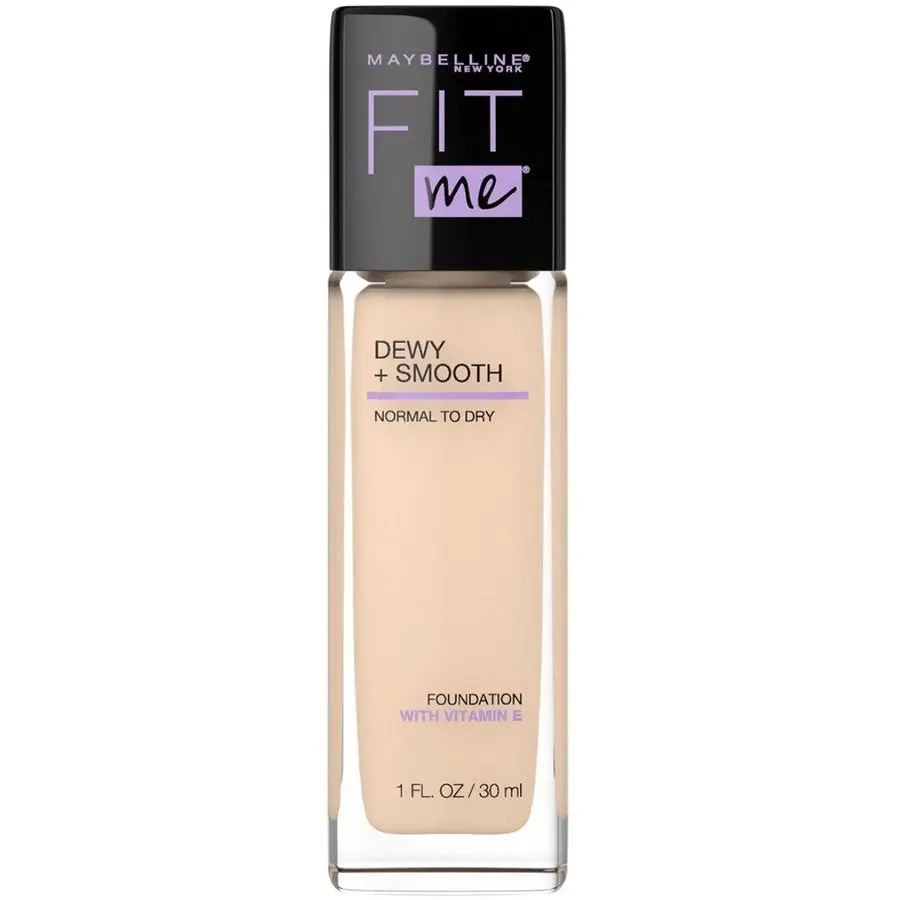 Maybelline Fit Me Foundation Dewy Smooth 110 Porcelain - Beauty