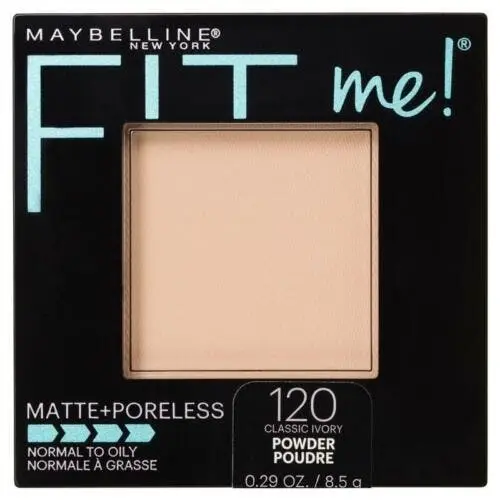 Maybelline Fit Me Powder Matte+poreless 120 Classic Ivory - Beauty
