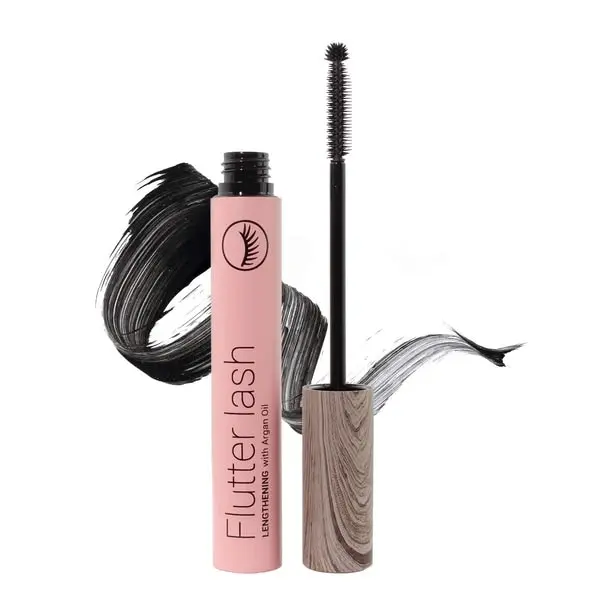 Raww Cosmetics Raww Flutter Lash Lengthening Mascara With Argan Oil Carbon - Beauty