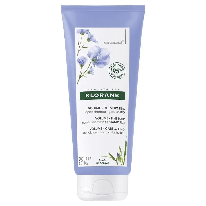 Klorane Volumising Conditioner With Organic Flax 200ml - Beauty