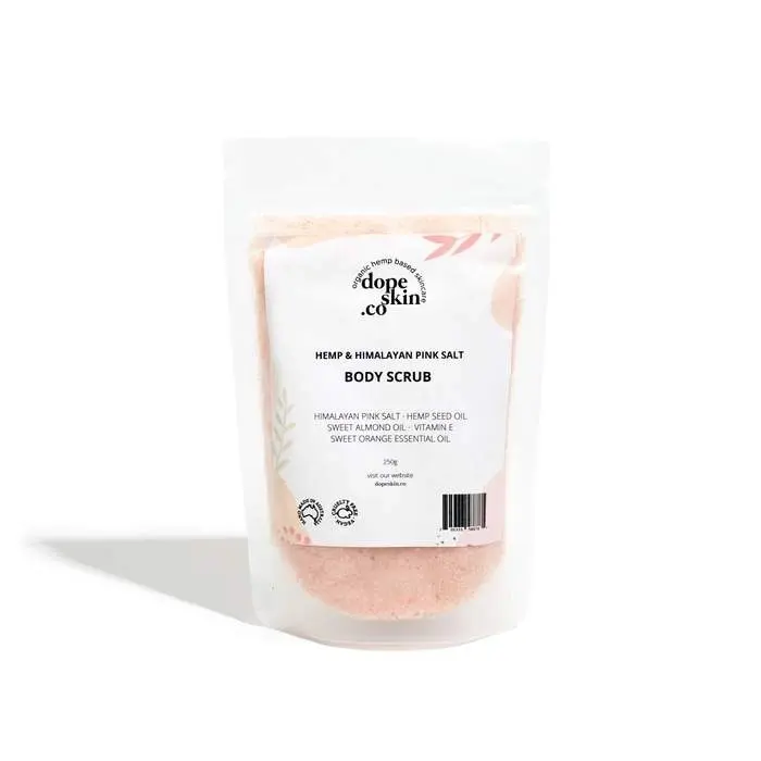 DOPE Skin Co Hemp & Himalayan Salt Body Scrub 250g - Beauty