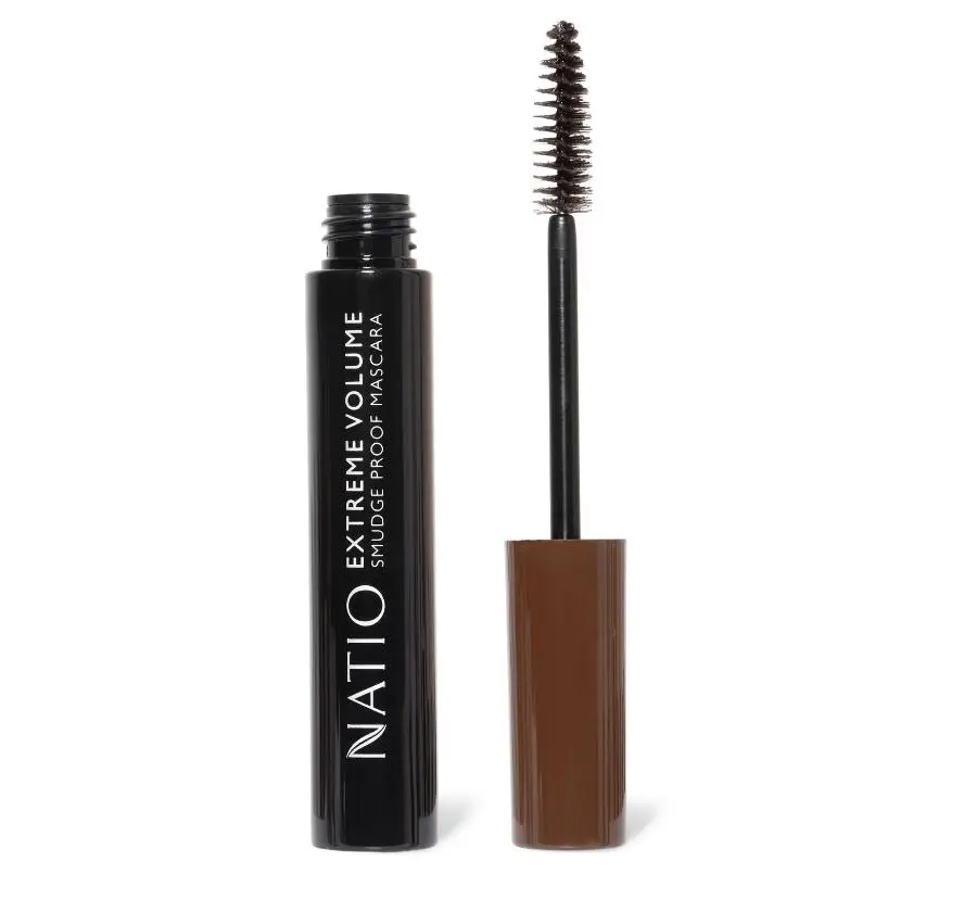 Natio Extreme Volume Smudge Proof Mascara Brown - Beauty